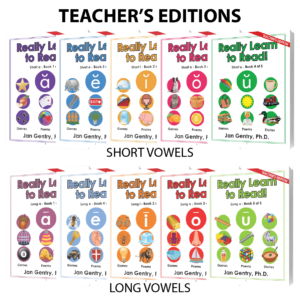 Really Learn To Read! Reading Lesson Book Series by Dr. Jan Gentry - Teacher's Editions